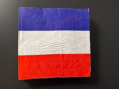 Servietten Mecklenburg Flagge